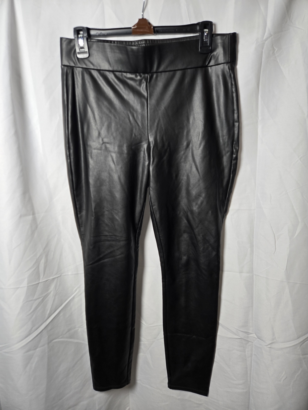 LOFT Black Faux Leather Leggings - Slim High Waist